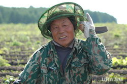 Chinese. Guest workers. Agriculture. Archive 2007. Chelyabinsk. Chinese