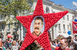 victory Parade in Sevastopol, Stalin, star